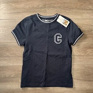 Cactus Boys Navy Blue Tee with White Details